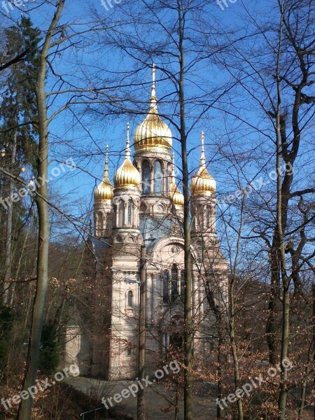 Russian Chapel Wiesbaden Gold Chapel Free Photos