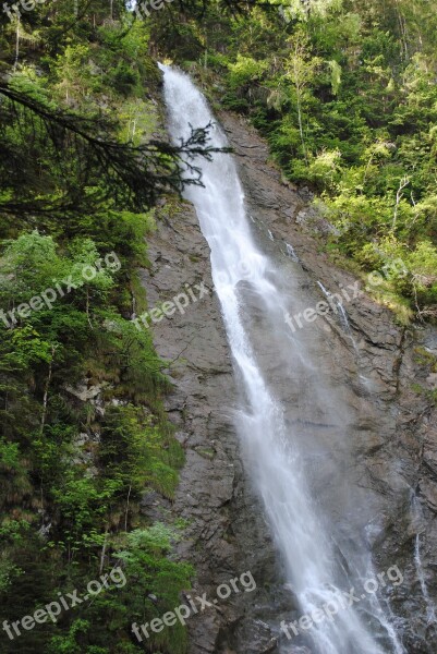 Waterfall Waterfalls Nature Roaring Waterfall Austria