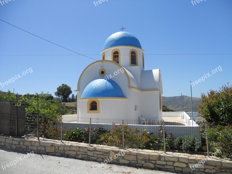 Greece Greek Greek Island Chapel Church