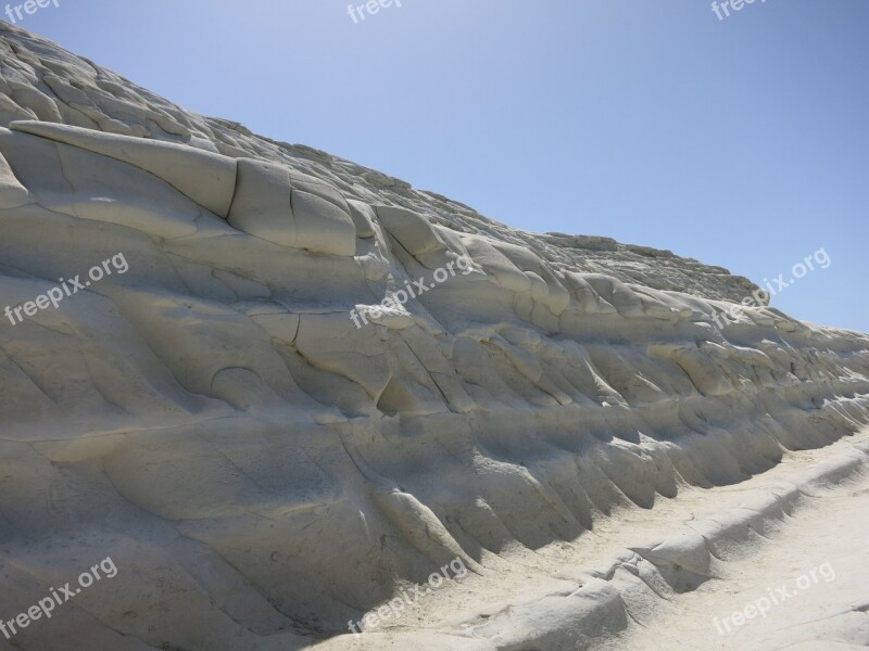 Scala Dei Turchi Stairs Of Turks Limestone Limestone Cliffs Sicily