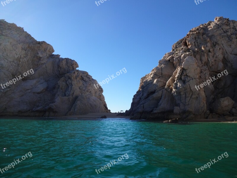 Lovers Beach Mexico Ocean Travel Lovers