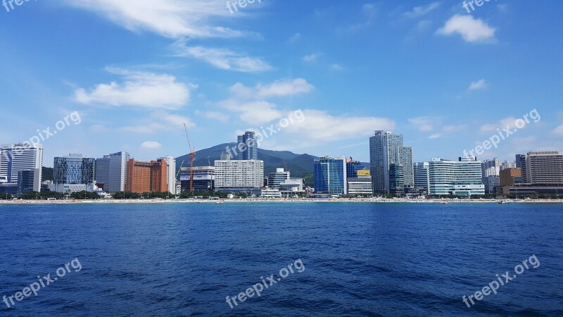 Haeundae Beach Beach Busan Free Photos