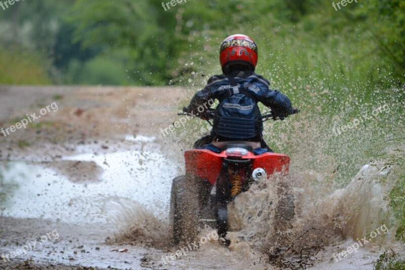 Summer Holiday Quad Fun Child Joy