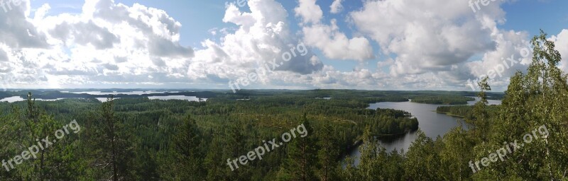 Saimaa Lake Finland Panorama Seascape