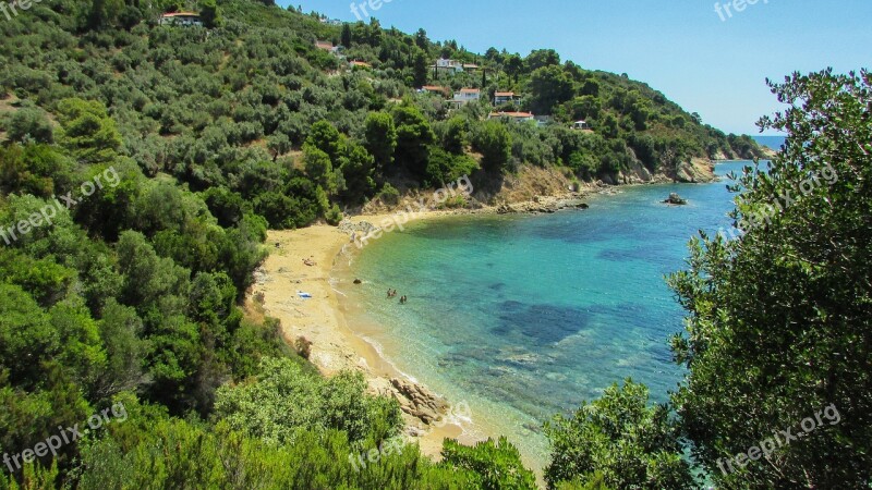 Greece Skiathos Diamanti Beach Beach Island