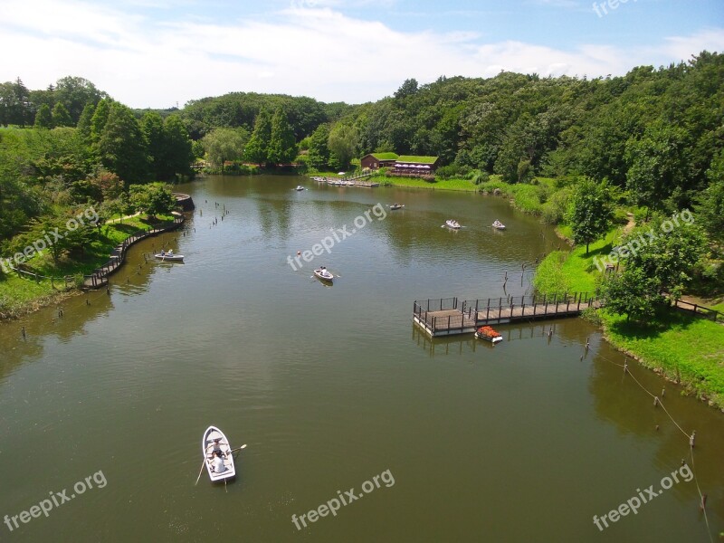 Japan Tokyo Lake Andersen Park Boating