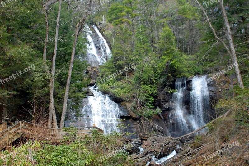 Anna Ruby Falls Falls Waterfall Nature Park