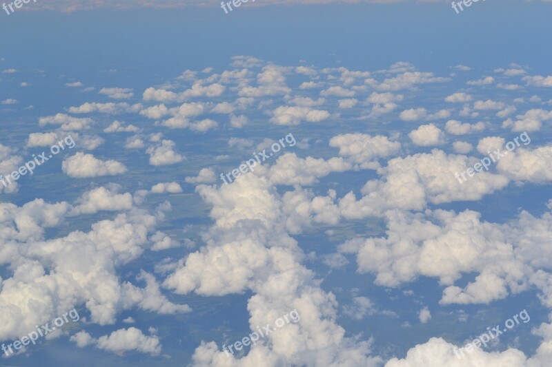 Sky Clouds Cloudy Sky Landscape View From The Top