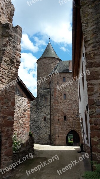 Castle Burgruine Bertradaburg Mürlenbach Kylltal