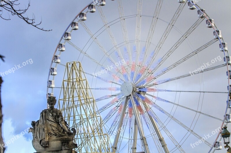 Paris Victory Square France Farris Wheel Round