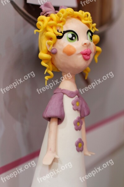 Dough Figure Plastic Woman Free Photos