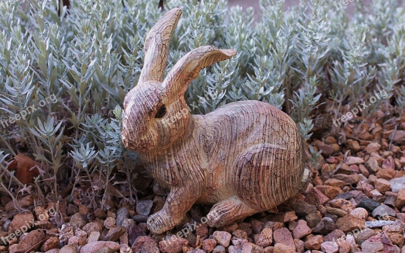 Garden Art Yard Art Outdoor Art Rabbit Art Rabbit