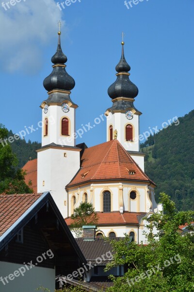 Germany Bavaria Aschau Church Free Photos