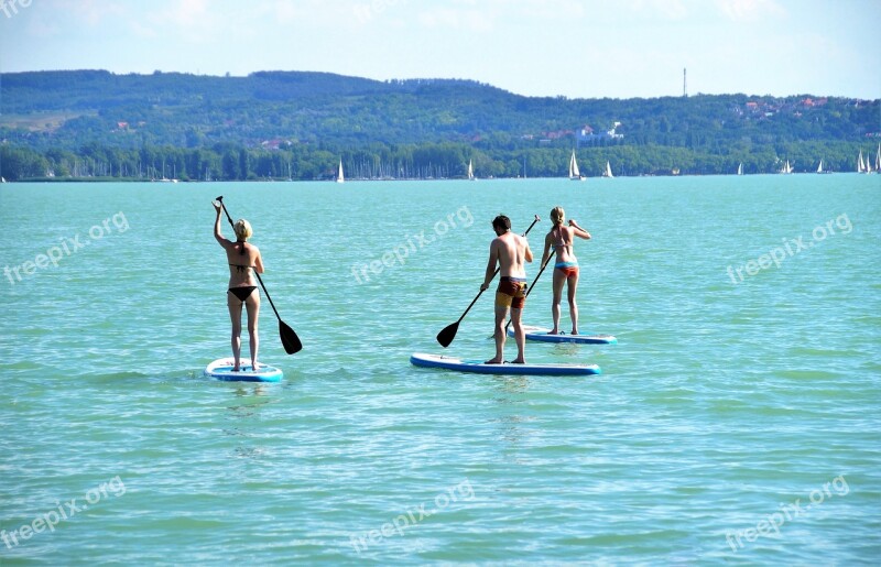 Stand Up Paddle Sup Water Sport Modern Paddling