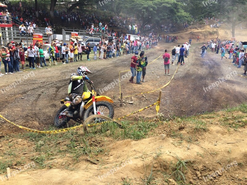 Moto Motocross Arena Race Competition