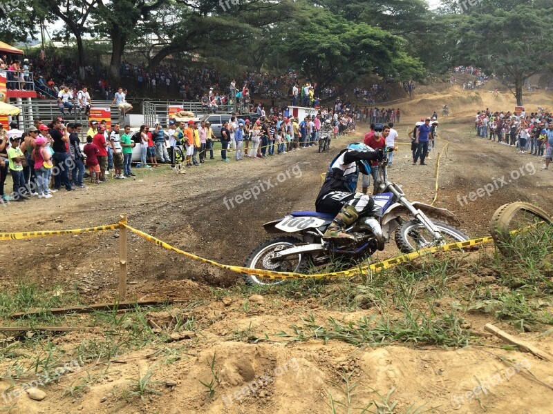 Moto Motocross Arena Race Competition