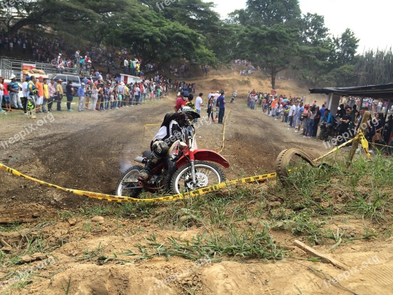 Moto Motocross Arena Race Competition