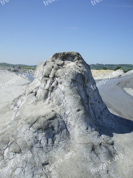 Mud Volcano Volcano Mud Buzau Romania