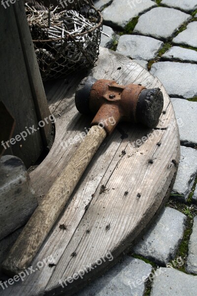 Hammer Wood Old Tool Work Metal