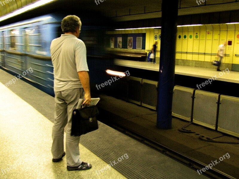 Metro Budapest Urban Transportation Travel