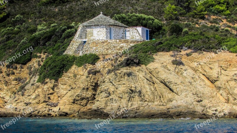 Greece Tsougkria Island Church Ayios Floros