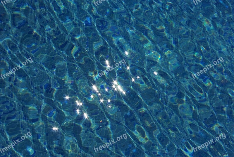 Pool Water Swim Star Mirroring