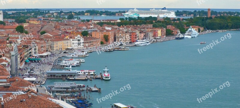 Venice Port Italy Channel Venezia