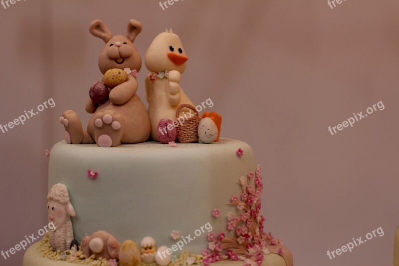 Easter Cake Marzipan Kids Birthday Cake Cake Free Photos