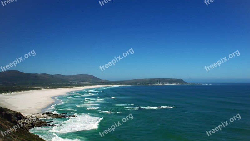 South Africa False Bay Ocean Indian White Sharks