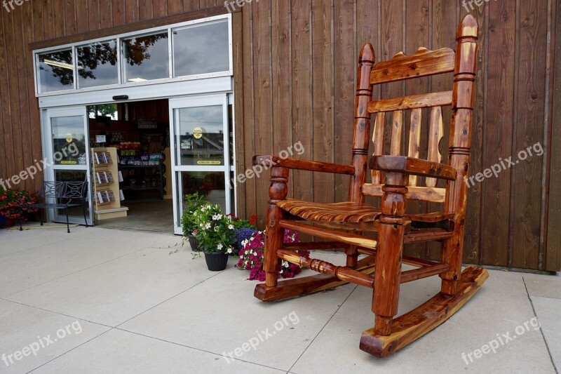 Rocking Chair Store Front Rocker Plants Plant Shop