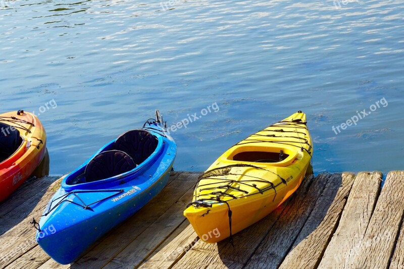 Kayak Boat Water Lake Sport