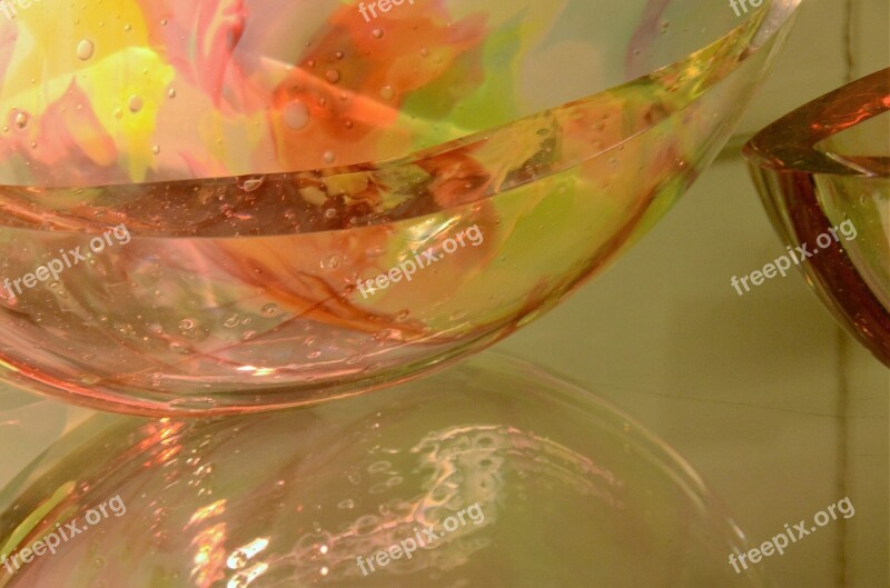 Glass Art Abstract Decoration Come