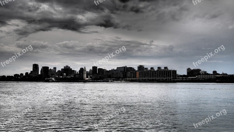 Canada Montreal Skyline Free Photos