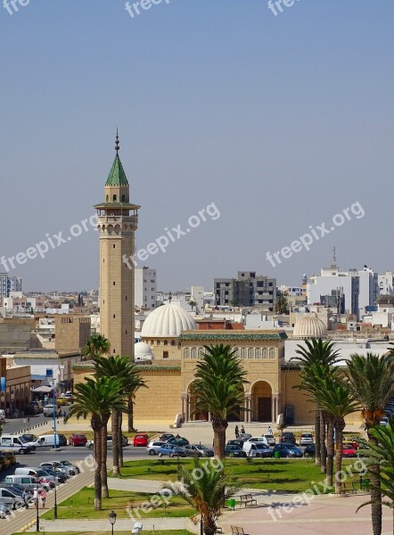 Great Mosque Tunisia Monastir Mosque Minaret