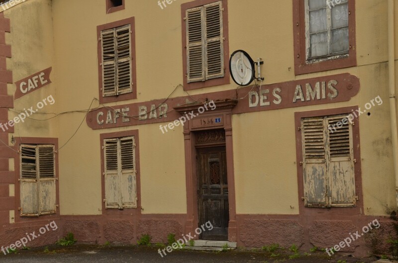 Cafe Expired Old Building Architecture