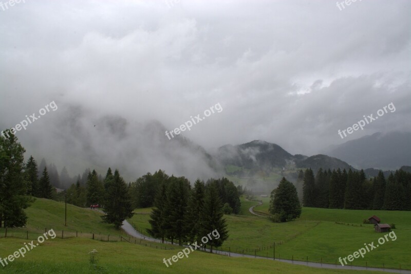 Landscape Allgäu Ostallgäu Allgäu Alps Panorama