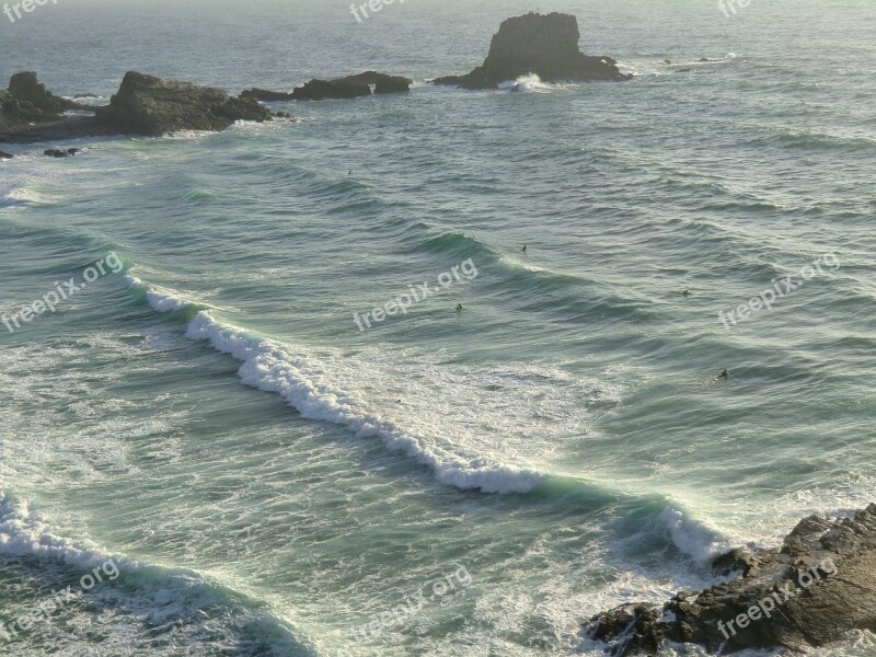 Arrifana Beach Alentejo Mar Waves