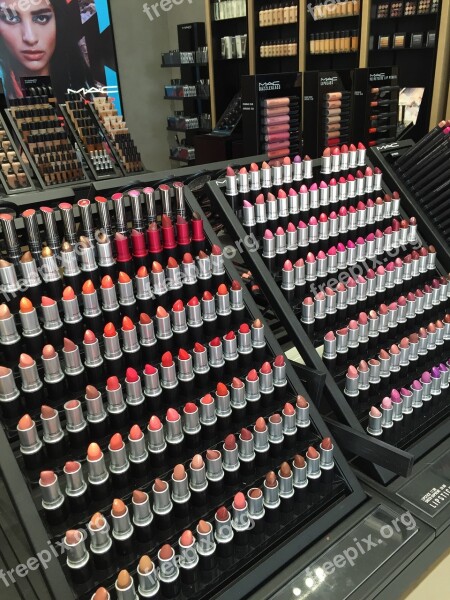 Lipstick Mac Makeup Display Store