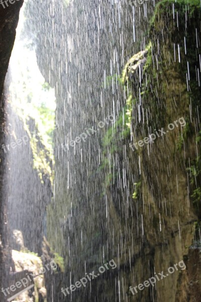 Rain Water Rainwater Rock Free Photos