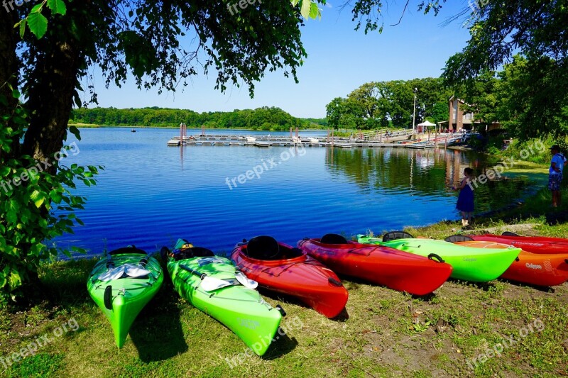 Kayak Boat Lake Water Sport