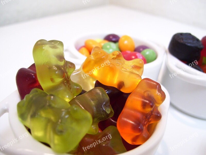 Candy Wine Rubber Fruit Jelly Gummi Bears Eat