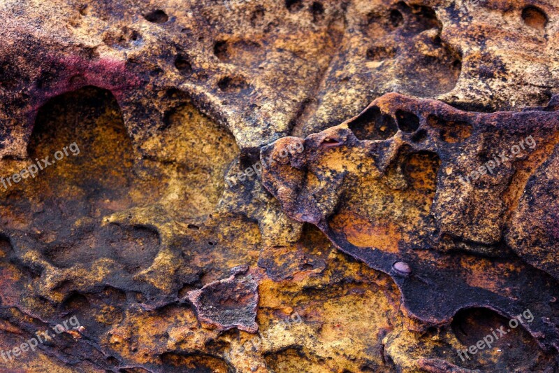 Rock Sandstone Beach Cliff Nature