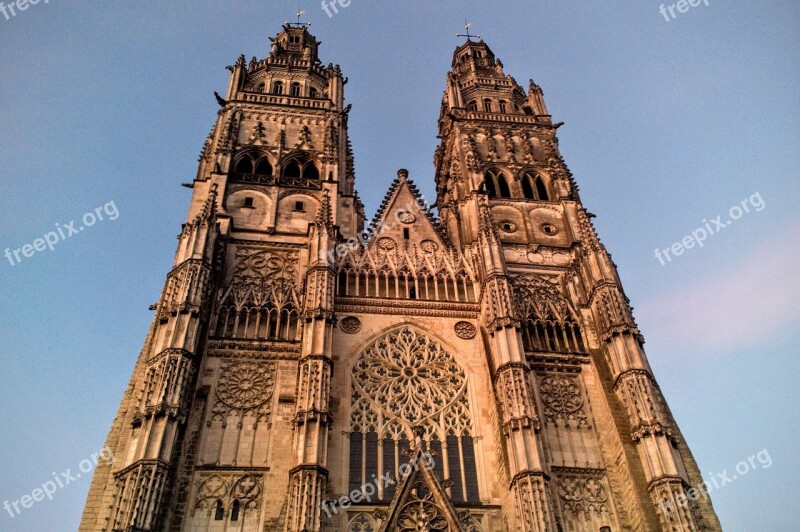 Cathedral Tours France Church Religion