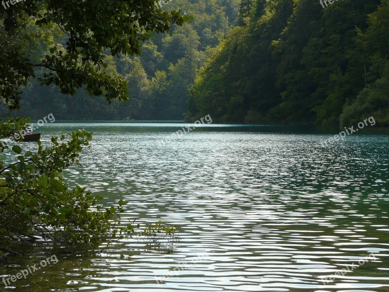 Plitvice Lakes Lake Nature Landscape Croatia