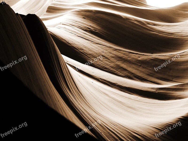 Waves Antelope Canyon Flow Texture Stone