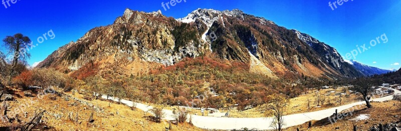 Siguniangshan Winter Siguniang Mountain View Free Photos