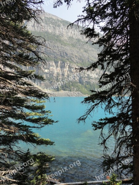 Lake Water Banff Nature Landscape