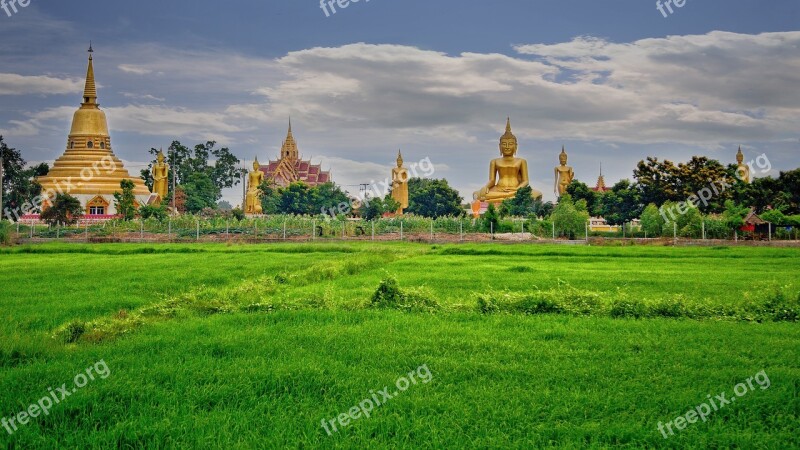 A Canal Boat The Wang Phitsanulok Free Photos