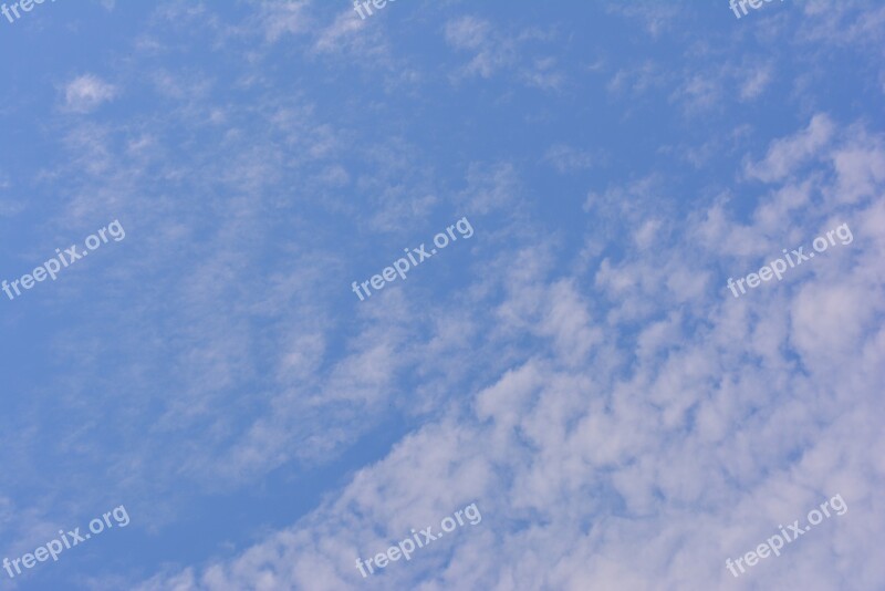 Summer Sky Clouds Blue Sky Nice Weather