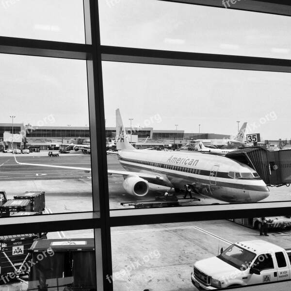 Aircraft New York Terminal Airport Holiday